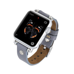 Correa delgada de cuero Perugia para Apple Watch