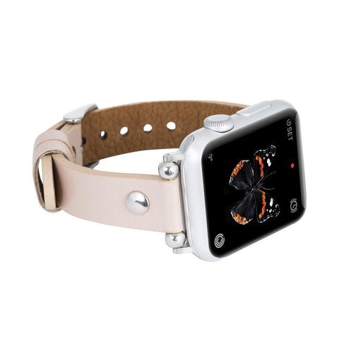 Perugia Leather Slim Band Strap for Apple Watch
