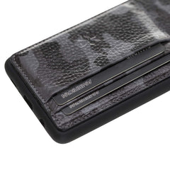 Funda tipo billetera de cuero Pisa Snap On con soporte para Samsung Galaxy S10 Plus