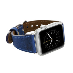 Messina Leather Slim Band Strap for Apple Watch