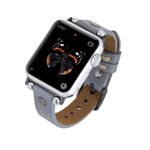 Perugia Leather Slim Band Strap for Apple Watch