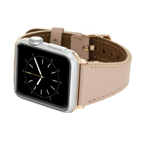 Correa delgada de cuero Messina para Apple Watch