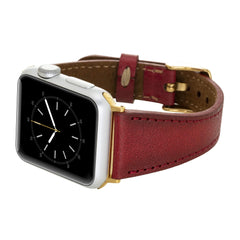 Messina Leather Slim Band Strap for Apple Watch