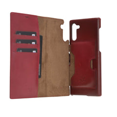 Funda tipo billetera de cuero con bloqueo RFID Florence para Samsung Galaxy Note 10