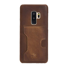 Funda tipo billetera de cuero con bloqueo RFID Florence para Samsung Galaxy S9