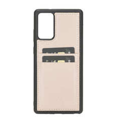 Funda tipo billetera de cuero Capri Snap On para Samsung Galaxy Note 20