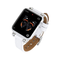 Correa delgada de cuero Foggia para Apple Watch