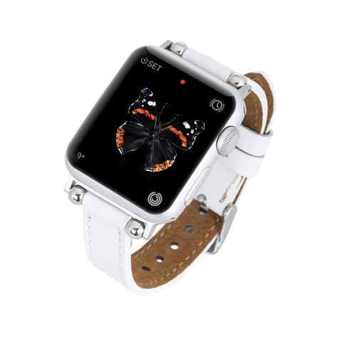 Correa delgada de cuero Foggia para Apple Watch