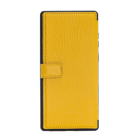 Verona Funda tipo billetera delgada de cuero con bloqueo RFID para Samsung Galaxy Note 10 Plus