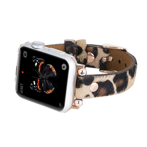 Perugia Leather Slim Band Strap for Apple Watch