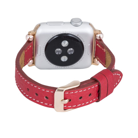 Correa delgada de cuero Foggia para Apple Watch
