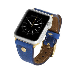 Correa delgada de cuero Sessa para Apple Watch
