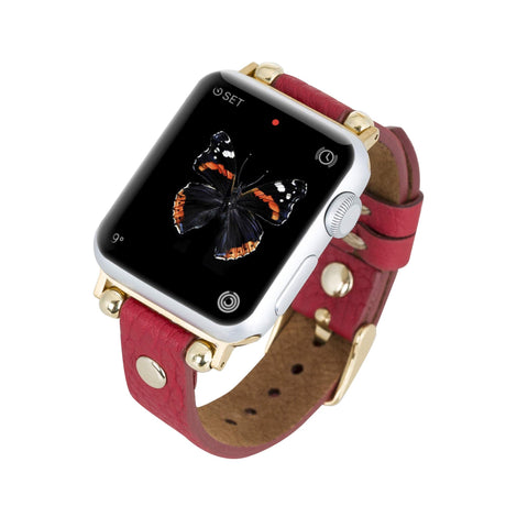 Perugia Leather Slim Band Strap for Apple Watch
