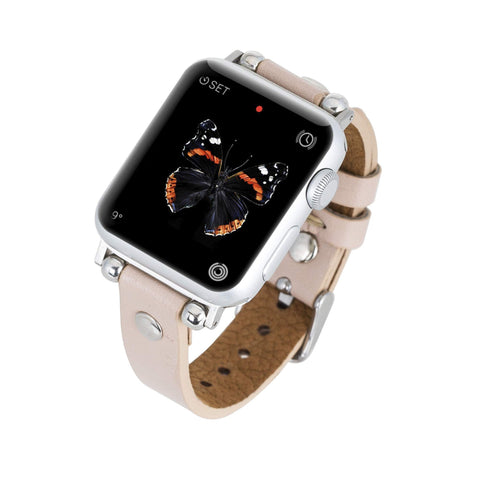 Perugia Leather Slim Band Strap for Apple Watch