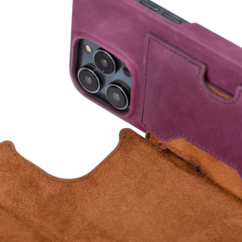 Florence RFID Blocking Leather Wallet Case for iPhone 14 Pro Max
