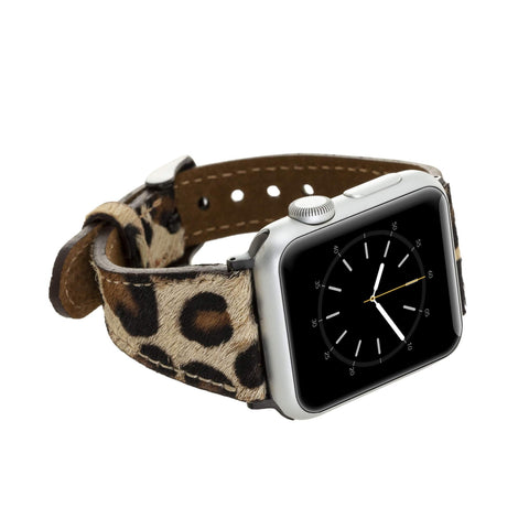 Correa delgada de cuero Messina para Apple Watch