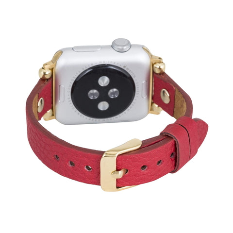 Perugia Leather Slim Band Strap for Apple Watch