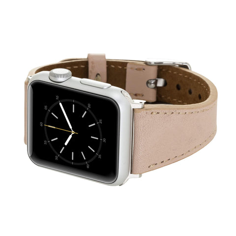 Correa delgada de cuero Messina para Apple Watch