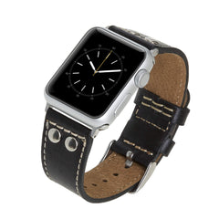 Correa de cuero Como para Apple Watch