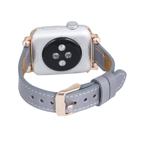 Correa delgada de cuero Foggia para Apple Watch
