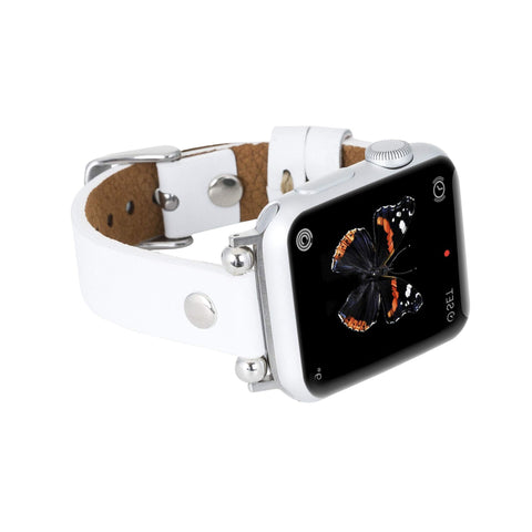 Perugia Leather Slim Band Strap for Apple Watch