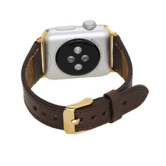 Messina Leather Slim Band Strap for Apple Watch