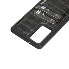 Funda tipo billetera de cuero Capri Snap On para Samsung Galaxy Note 20