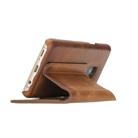 Estuche tipo billetera de cuero con bloqueo RFID Venice para Samsung Galaxy S9