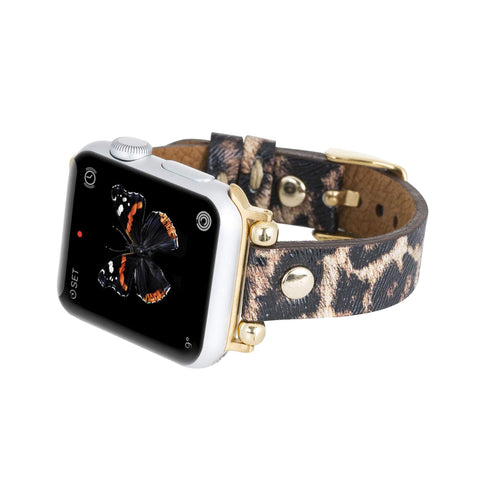Perugia Leather Slim Band Strap for Apple Watch