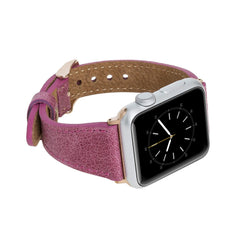 Messina Leather Slim Band Strap for Apple Watch