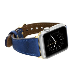 Messina Leather Slim Band Strap for Apple Watch