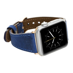 Messina Leather Slim Band Strap for Apple Watch