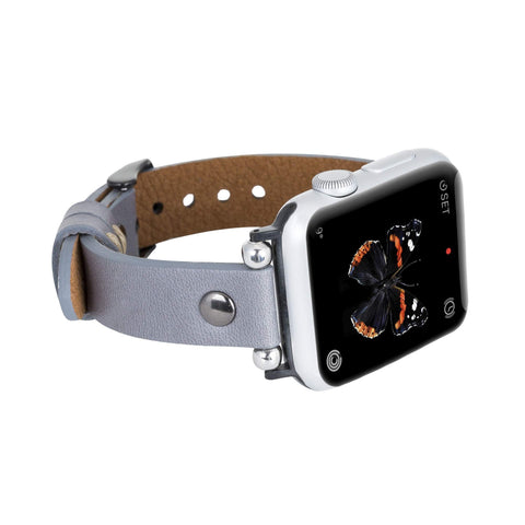 Perugia Leather Slim Band Strap for Apple Watch