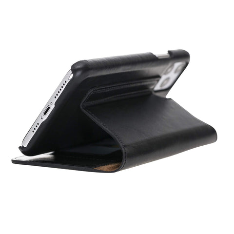 Venice RFID Blocking Leather Wallet Stand Case for iPhone 11 Pro Max