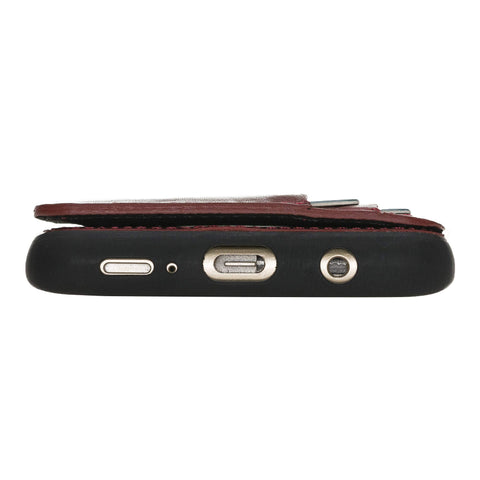 Pisa Snap On Leather Wallet Case with Stand for Samsung Galaxy S9 Plus