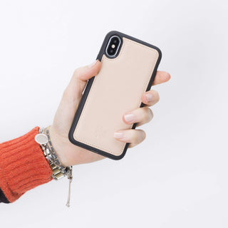Lucca Snap On Leather Case for iPhone X