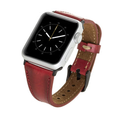Messina Leather Slim Band Strap for Apple Watch