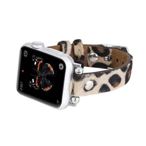 Perugia Leather Slim Band Strap for Apple Watch