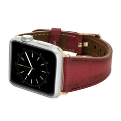 Messina Leather Slim Band Strap for Apple Watch