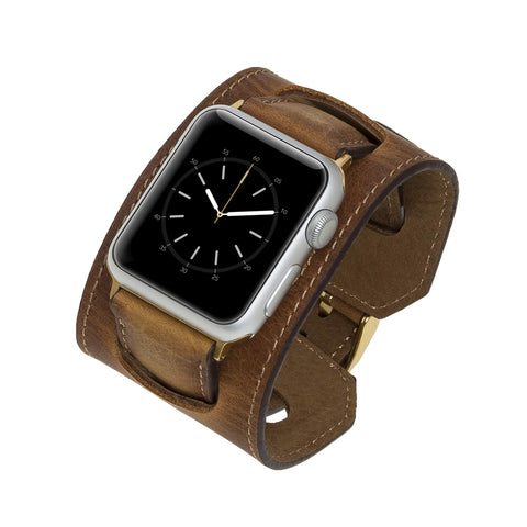 Ancona Leather Cuff Band Strap for Apple Watch