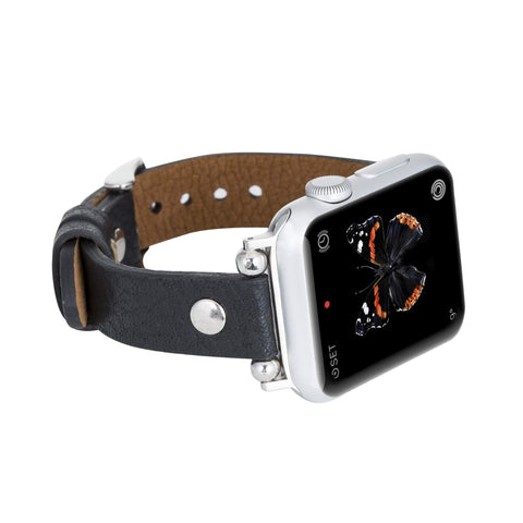 Perugia Leather Slim Band Strap for Apple Watch