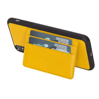 Pisa Snap On Leather Wallet Case with Stand for iPhone XS Max