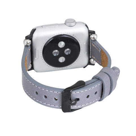 Correa delgada de cuero Foggia para Apple Watch