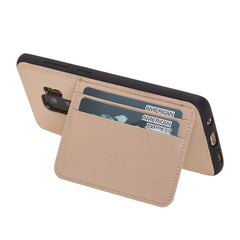 Funda tipo billetera de cuero Pisa Snap On con soporte para Samsung Galaxy S9 Plus