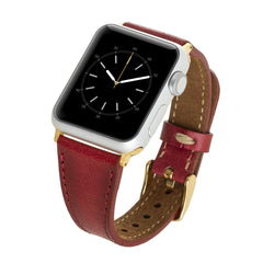 Messina Leather Slim Band Strap for Apple Watch