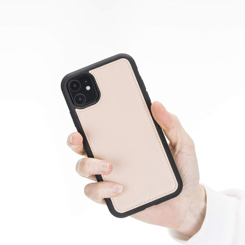 Lucca Snap On Leather Case for iPhone 11