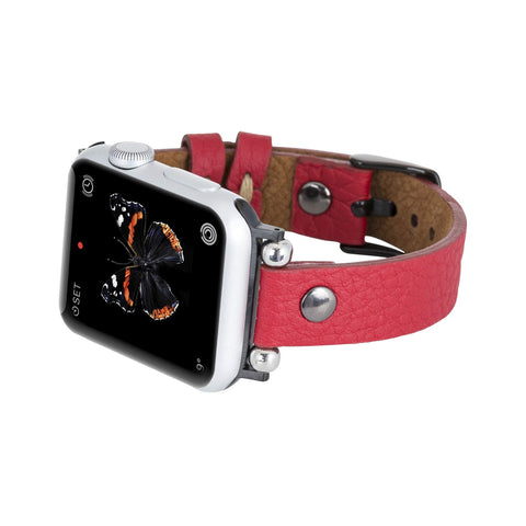Perugia Leather Slim Band Strap for Apple Watch