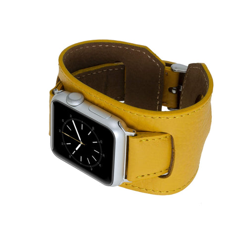 Ancona Leather Cuff Band Strap for Apple Watch