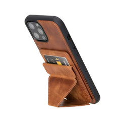 Messa RFID Blocking Leather Case for iPhone 12 Pro Max with a Detachable Wallet