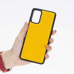 Funda de cuero Lucca Snap On para Samsung Galaxy S20 Plus